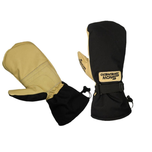 Gauntlet Mittens Tan & Black