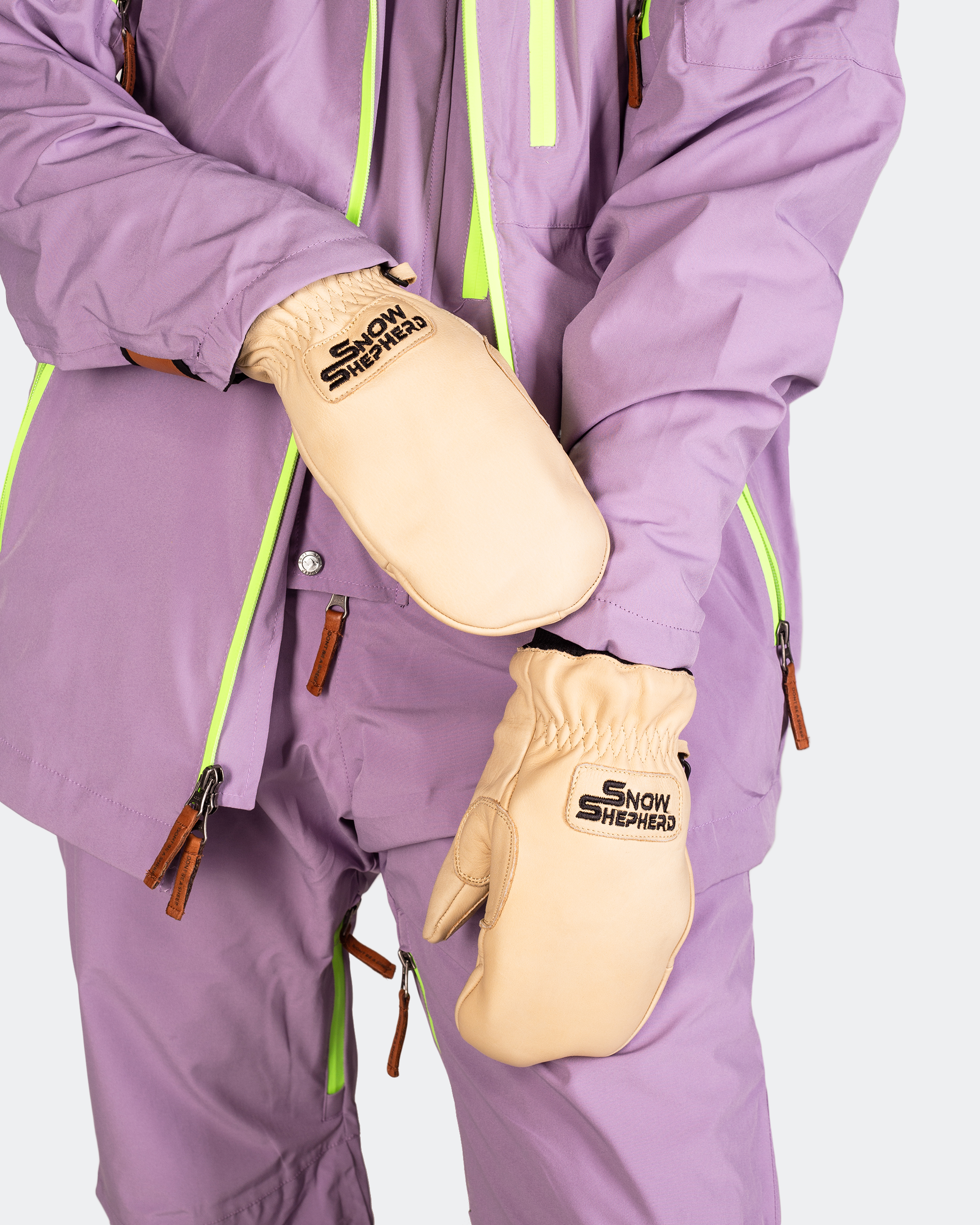 Leather Ski Guide Pro Mittens